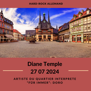 concerts-multilingues-de-catsball -Diane Temple interprète Doro : "für immer"